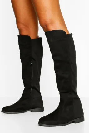 Wide Width Wider Calf Knee High Boots