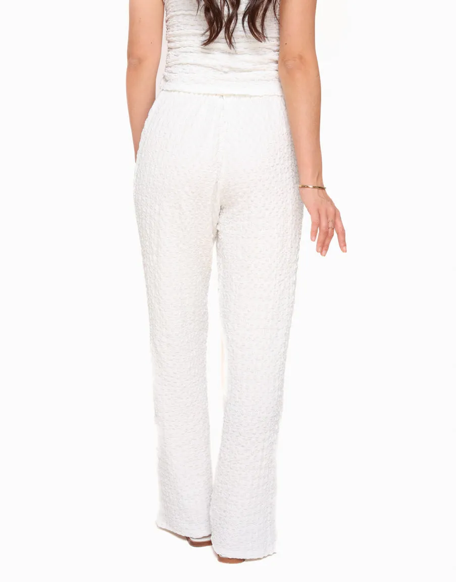 White Loose Fit Pants