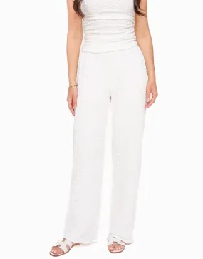 White Loose Fit Pants