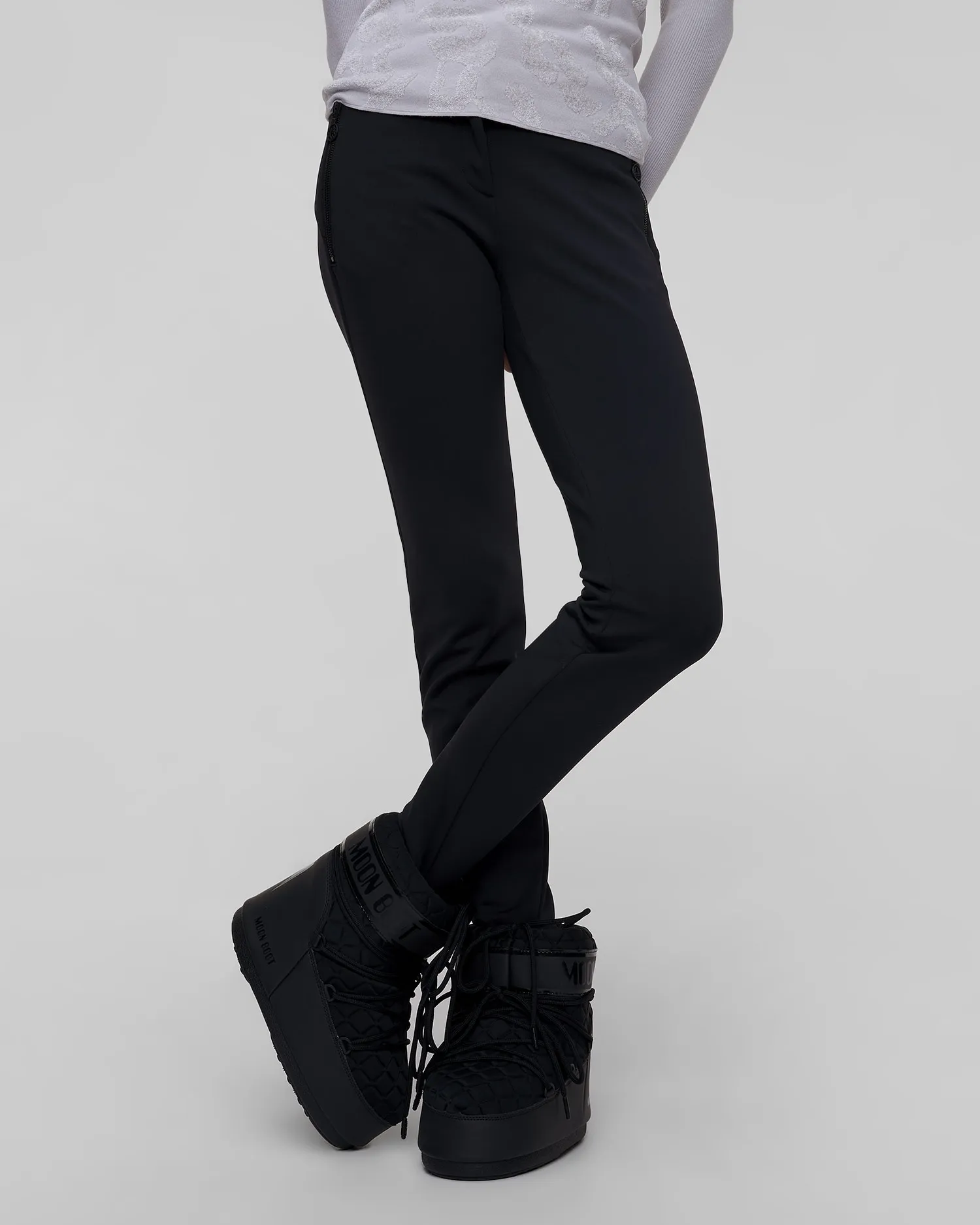 Women's black ski trousers Sportalm 1828008545-5900