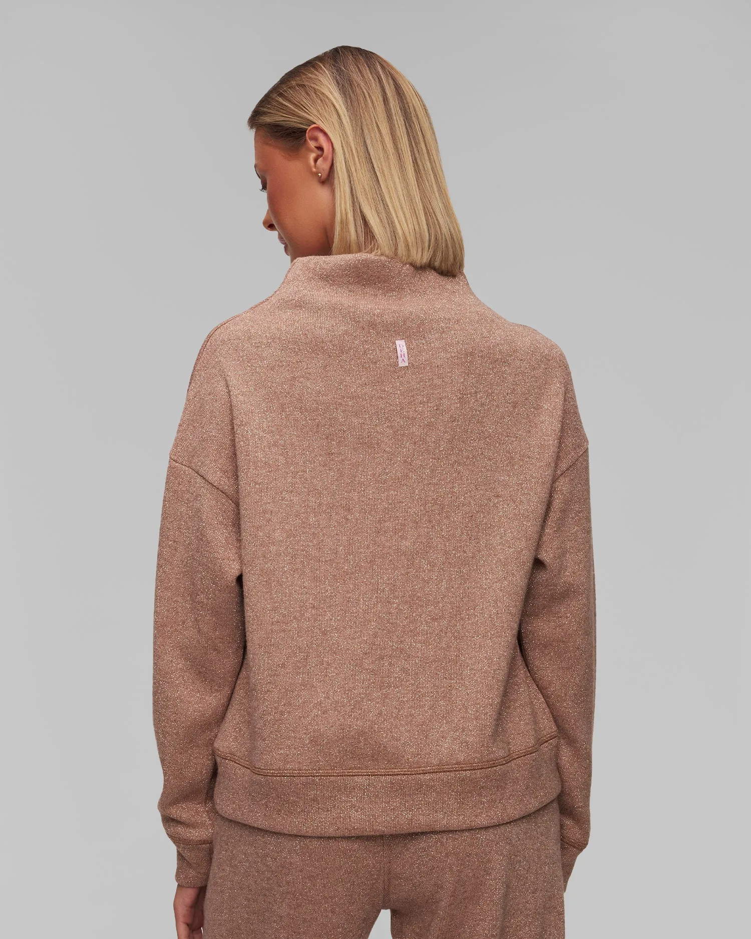 Women's brown sweatshirt Deha D12053-26120