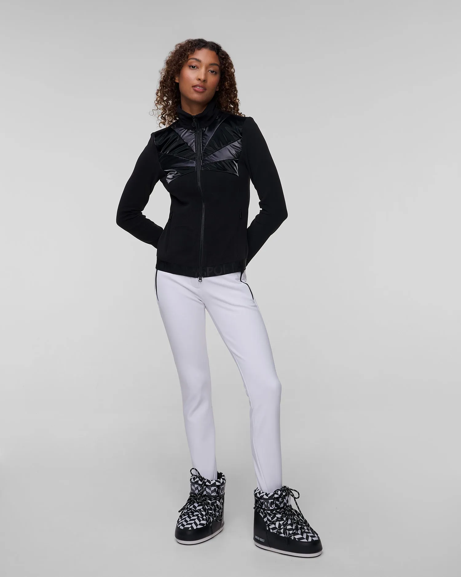 Women's white ski trousers Sportalm 1828008545-1