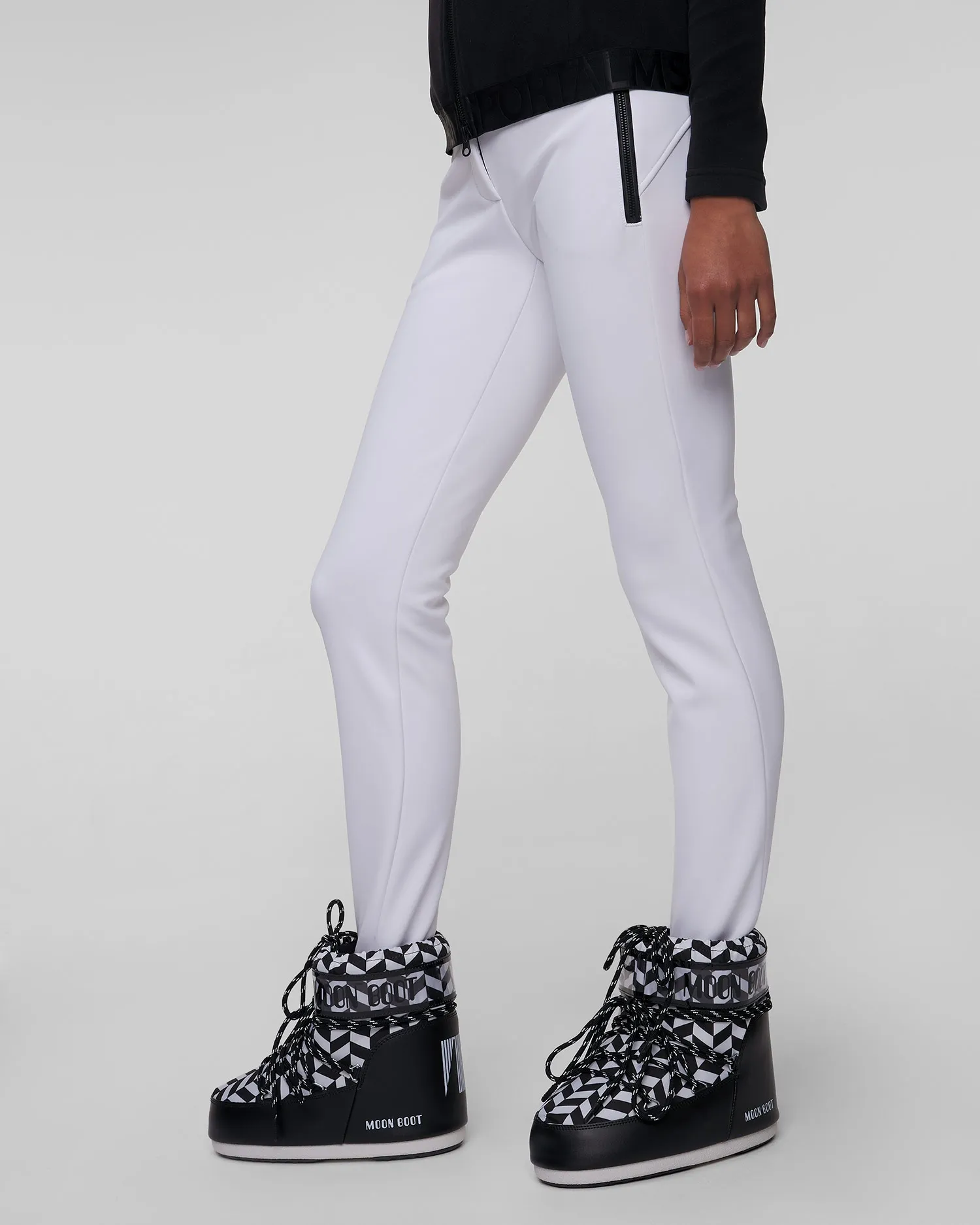 Women's white ski trousers Sportalm 1828008545-1