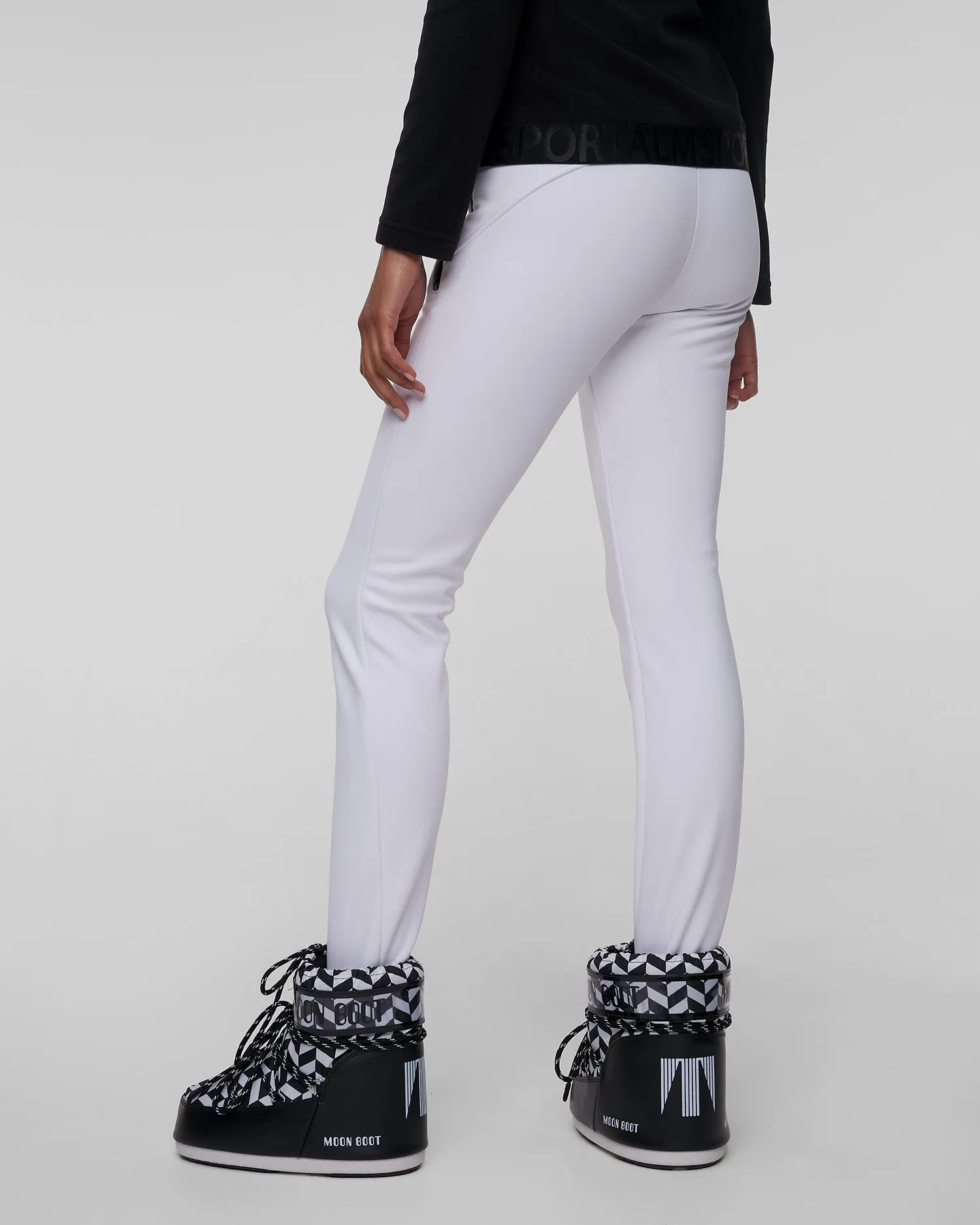 Women's white ski trousers Sportalm 1828008545-1