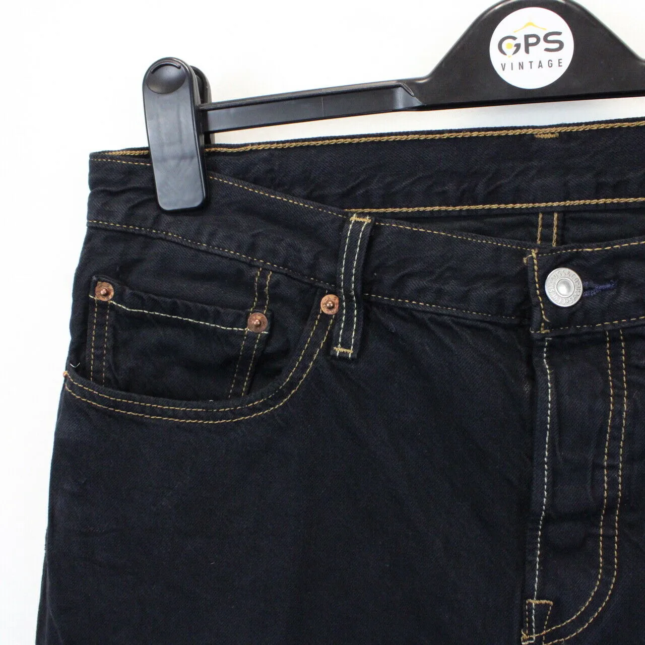 Womens LEVIS 501 CT Jeans Black | W34 L26