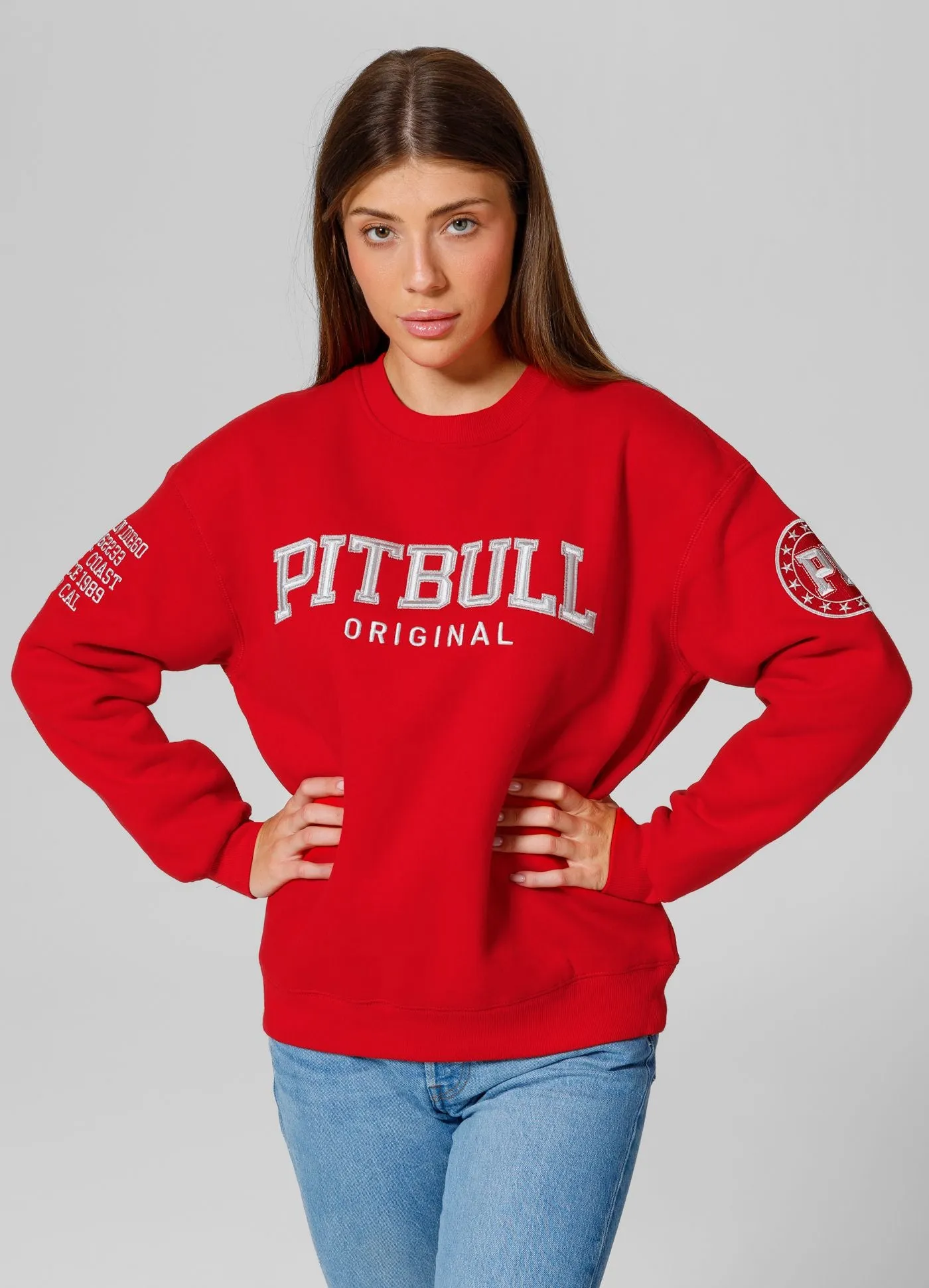 Women's oversize sweatshirt Tyrian