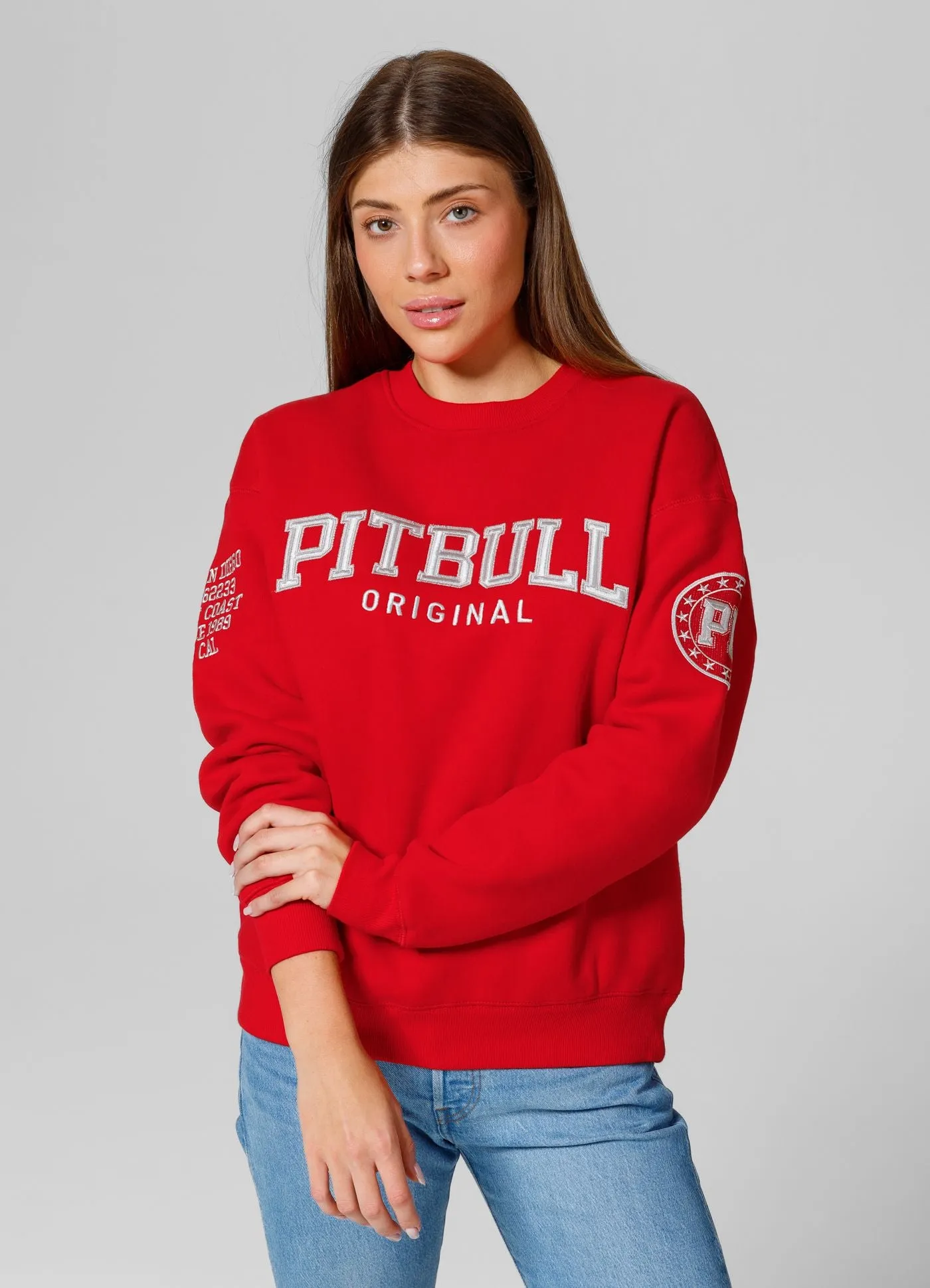 Women's oversize sweatshirt Tyrian