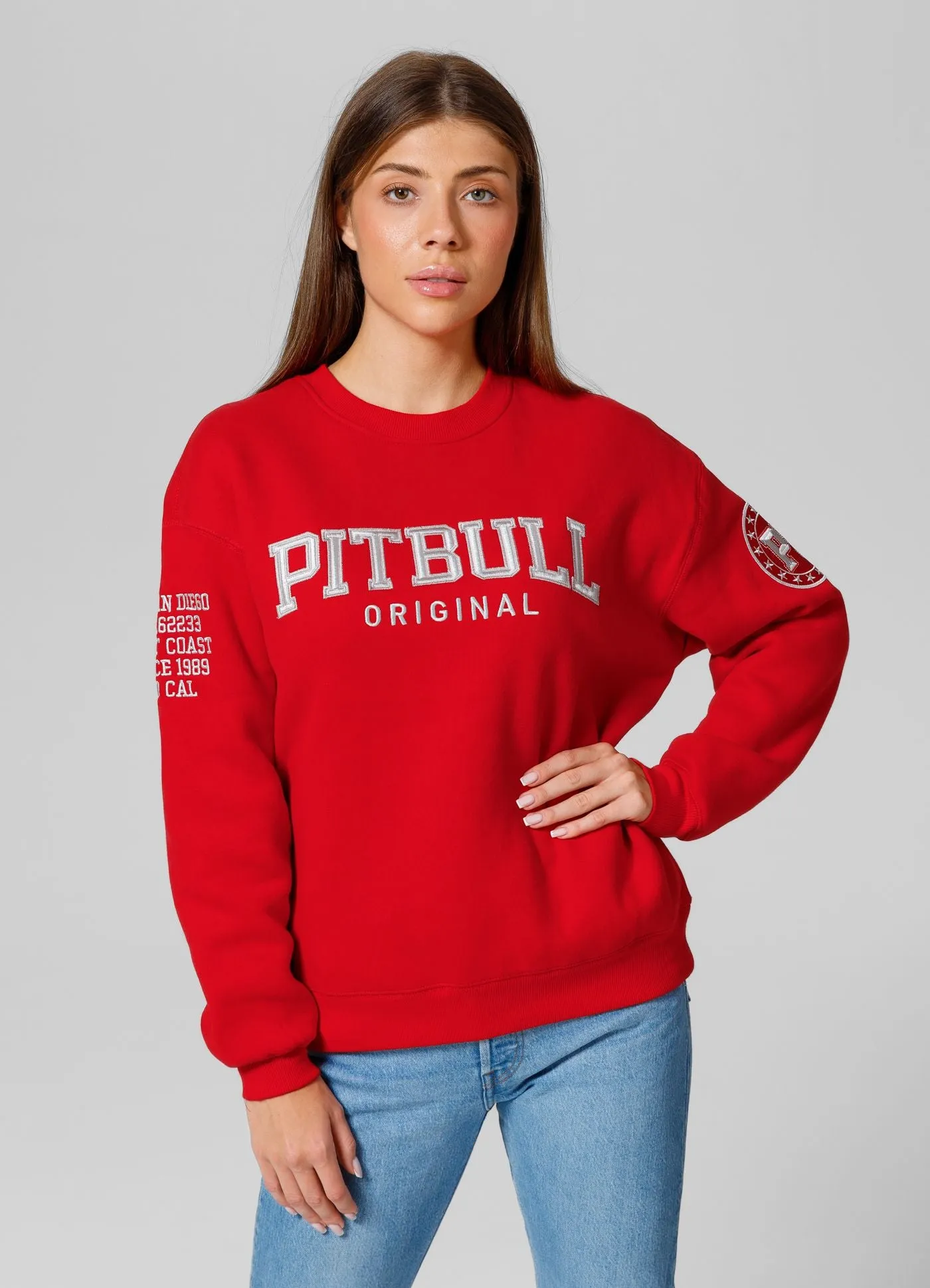 Women's oversize sweatshirt Tyrian