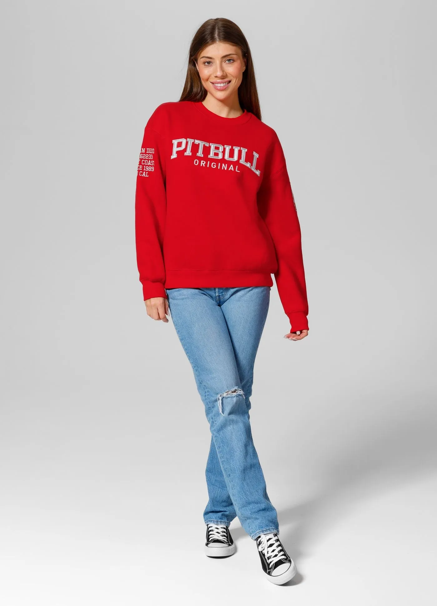 Women's oversize sweatshirt Tyrian