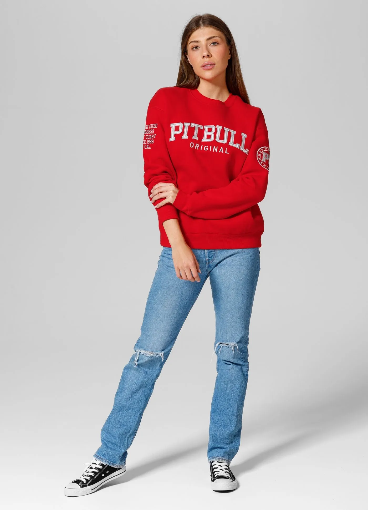 Women's oversize sweatshirt Tyrian