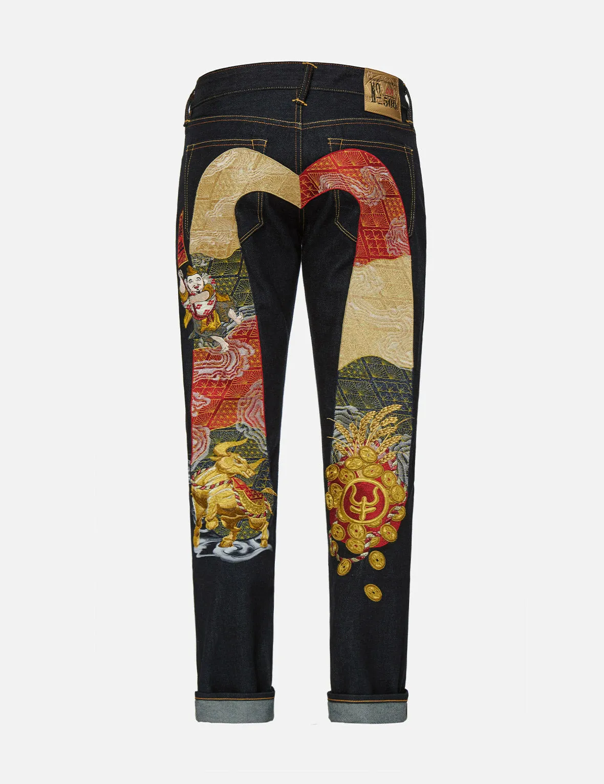 Year of the Ox Slim Straight fit Denim Jeans