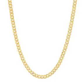 Yellow Gold Flat Curb Chain