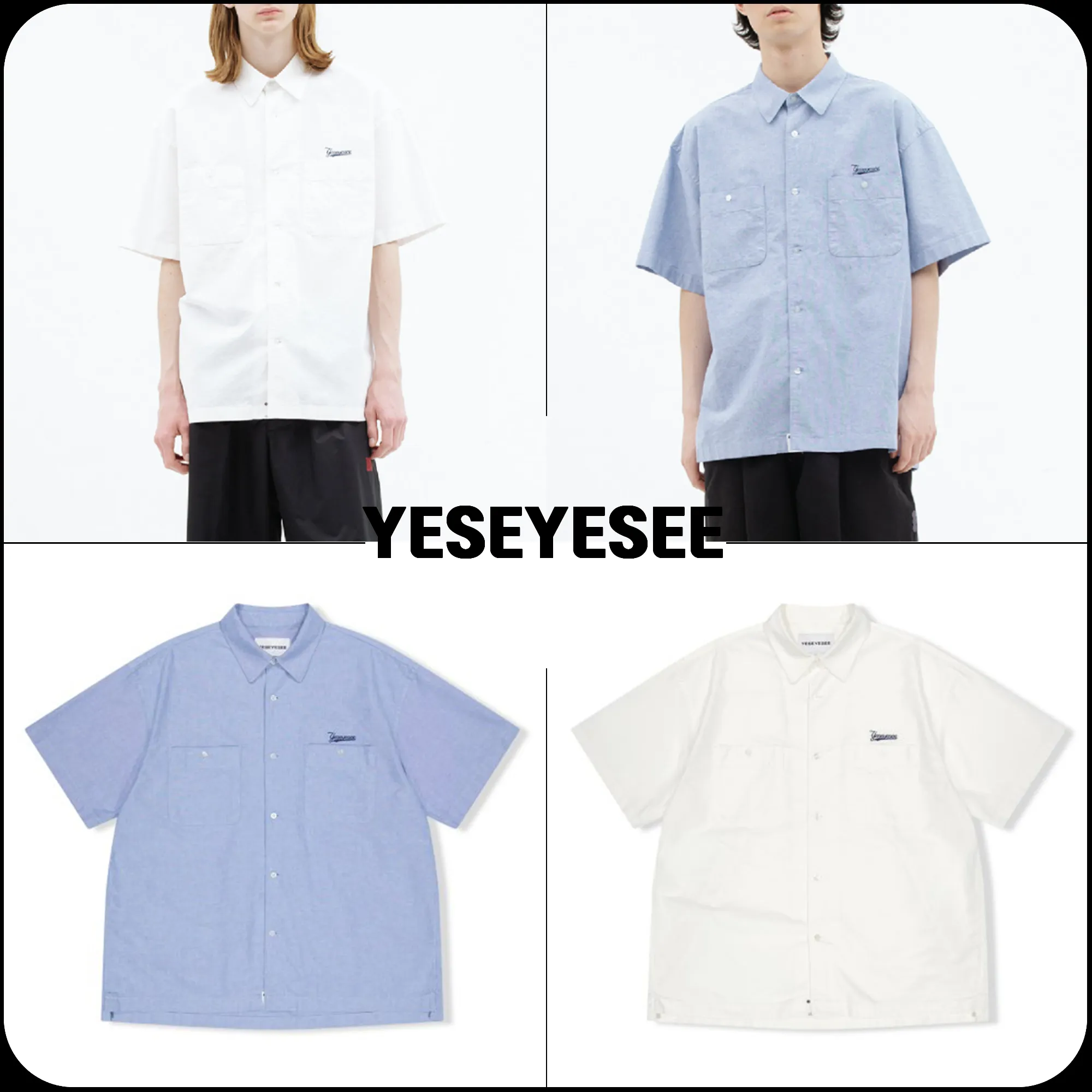 YESEYESEE  |[YESEYESEE]★Oxford S/S Comfort Shirt