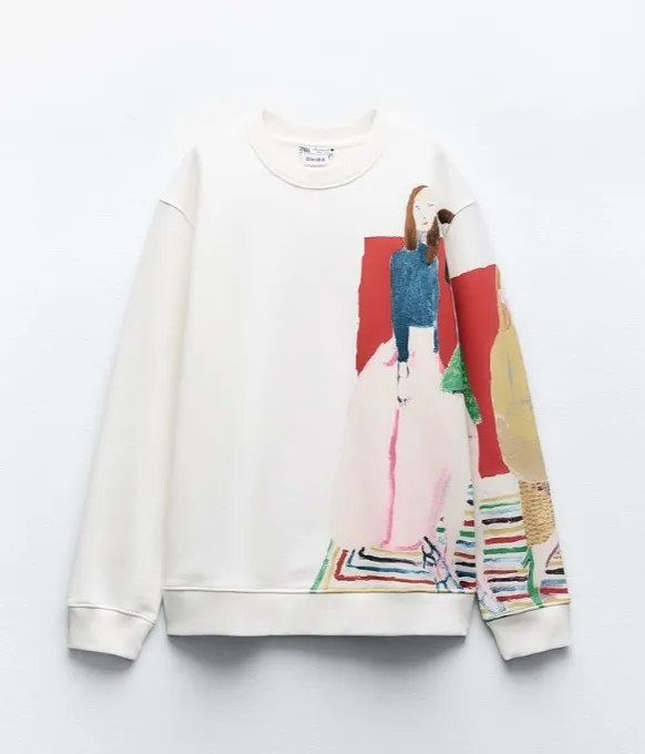 ZARA XEVI SOLÁ GIRL SWEATSHIRT