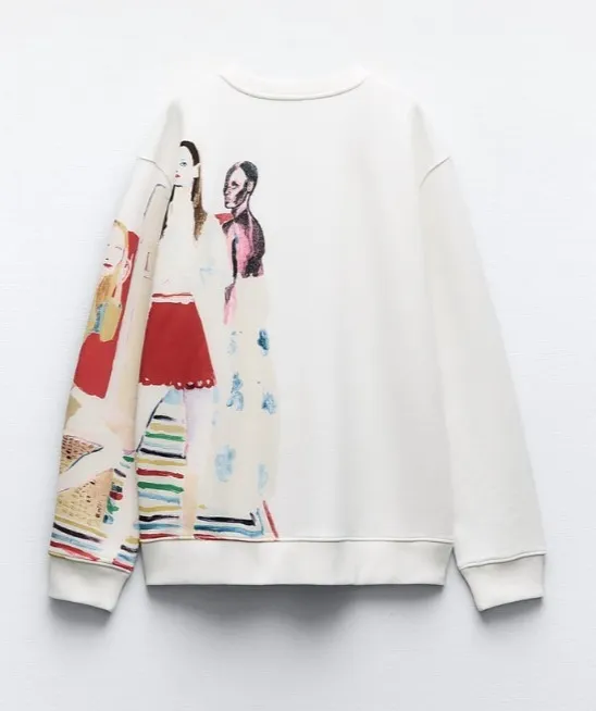 ZARA XEVI SOLÁ GIRL SWEATSHIRT