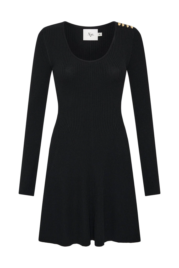 --Zeitgeist Knit Mini Dress-